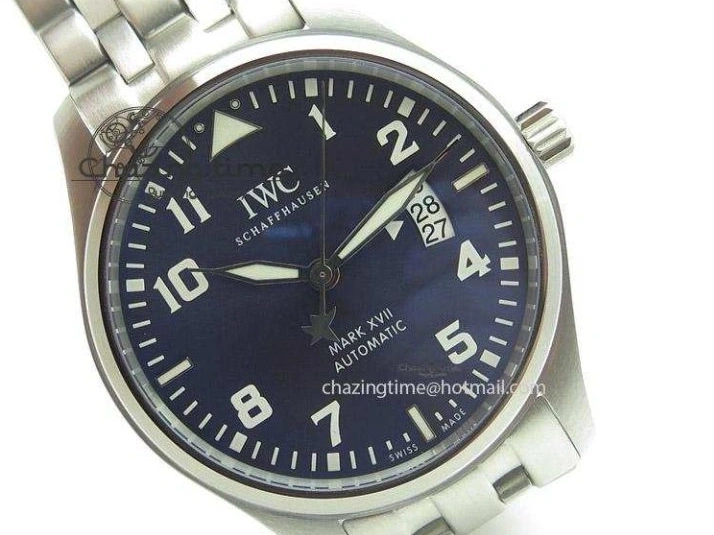 MIROTIME 0331 Mark XVII Le Petit Prince MK Maker 1:1 Best Edition SS Blue Dial On SS Bracelet A RelaxedFit 7376